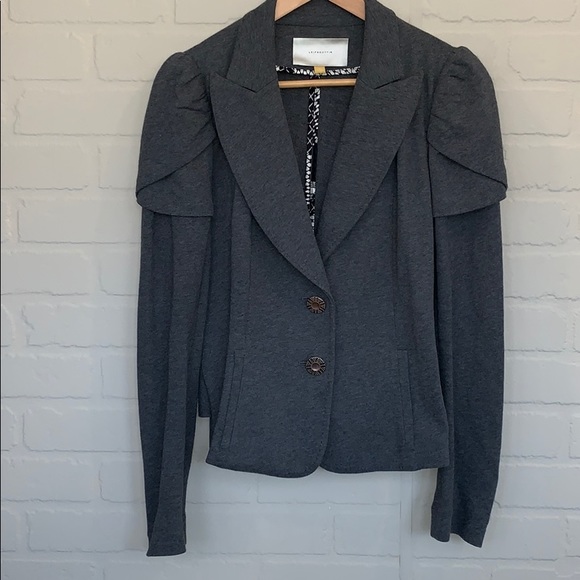 Anthropologie Jackets & Blazers - Leifsdottir Anthropologie jacket blazer gray Large